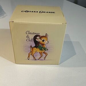 Ariana Grande Cream Christmas Box with Reindeer